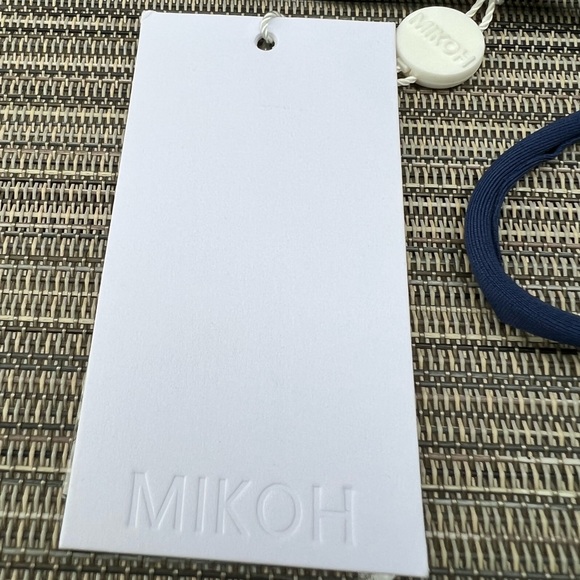 NWT Mikoh Braided Triangle Bikini Top Blue Size Small - Picture 5 of 8